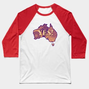 Vote YES Indigenous Voice To Parliament Uluru T-Shirt Shirt Tee Baseball T-Shirt